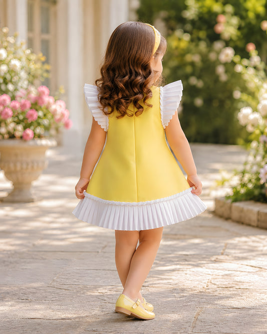 Elegant A-line Yellow Party Dress