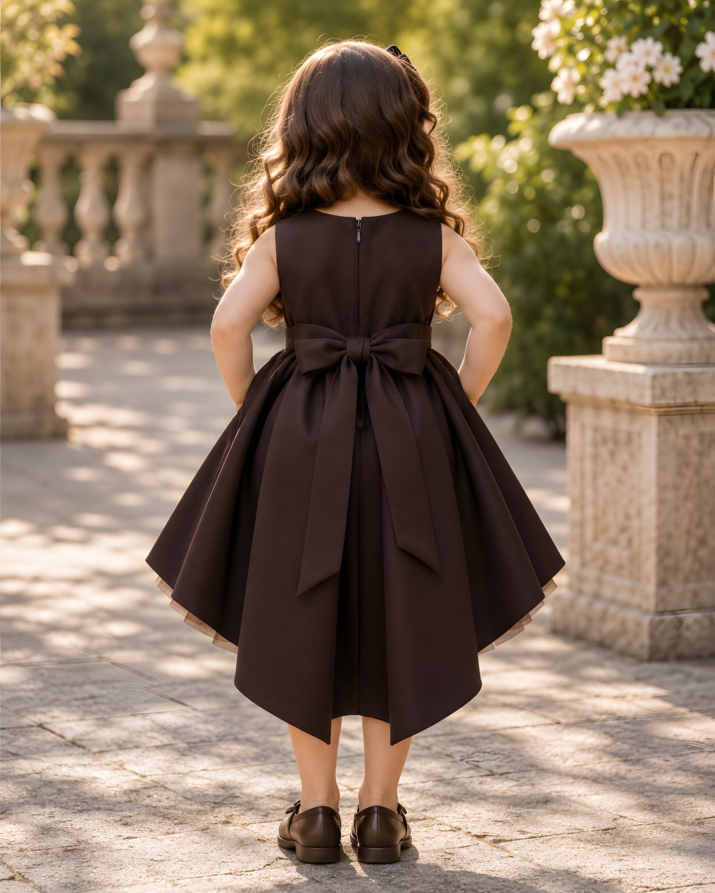 Elegant Butterfly embroidery soft Net Dress