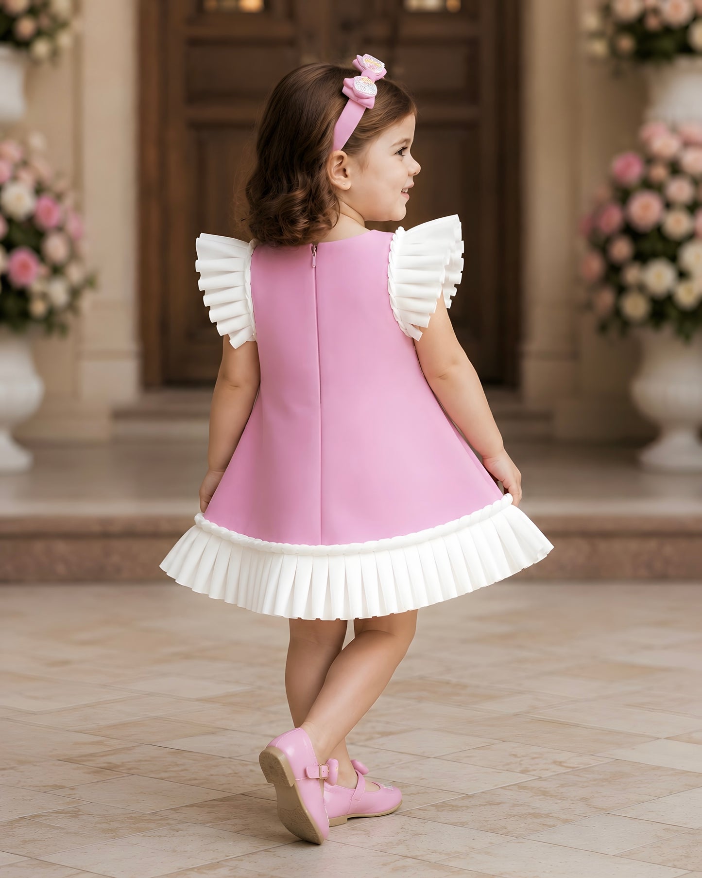 Elegant A-line Pink Party Dress