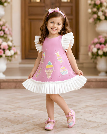 Elegant A-line Pink Party Dress